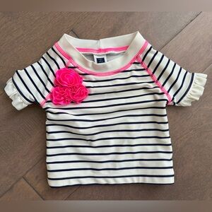 Janie and Jack Stripped Rash Guard